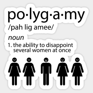 Polygamy Sticker